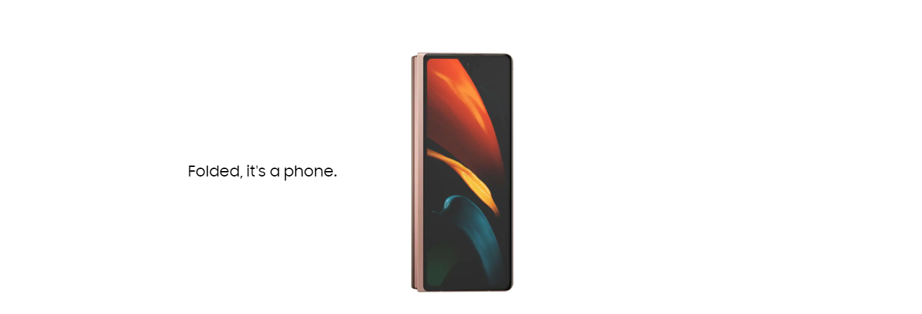 Features of the Samsung Galaxy Z Fold2